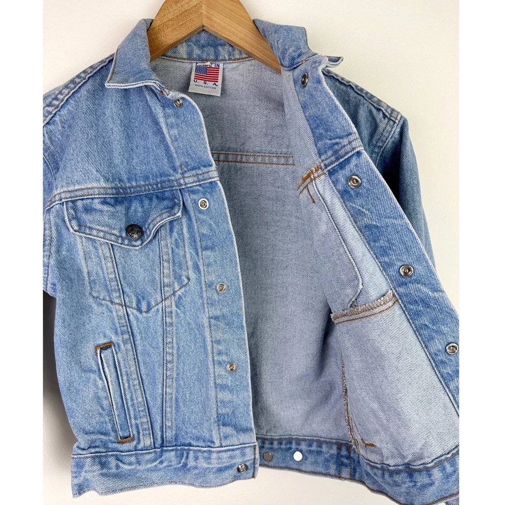 Vintage 80's TYCA Kids Denim Jacket